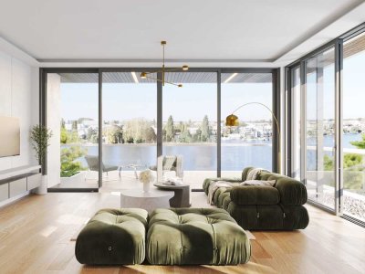 Penthouse-Feeling an der Dahme – Exklusive 4-Zimmer-Wohnung mit Dachterrasse und Dachgarten