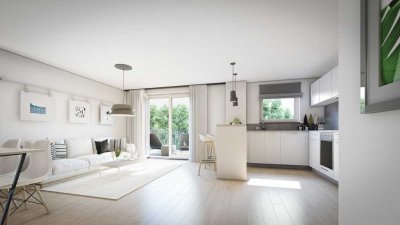 Energieeffizienter Neubau - Rollstuhlgerechte Erdgeschosswohnung mit Garten