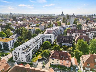 Ruhig wohnen, zentral leben – 3-Zimmer-Wohnung mit Blick ins Grüne