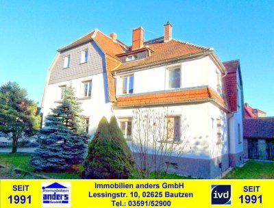 Moderne 3-Raum-DG-Wohnung mit gem. Wiesengrundstück nahe Bautzen