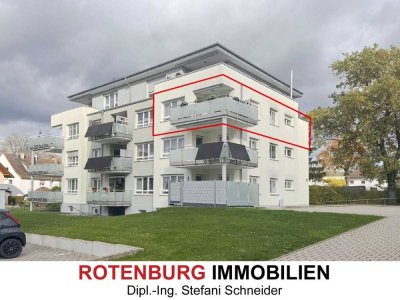 Vermietete Neubau-Wohnung mit großem Balkon, Aufzug und Carport zentral in Bebra