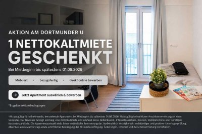Einziehen bis 01.08. und 1 Kaltmiete sparen – Apartments am Dortmunder U!