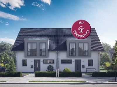 Modernes Wohnen in perfekter Symmetrie.