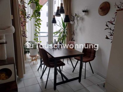 Tauschwohnung: 2 Zimmer und 2 Balkone