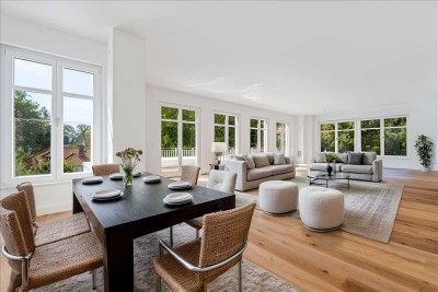 Penthouse -neu und bezugsfertig- am botanischen Garten und Polo Platz in Klein Flottbek