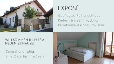 Zentral und ruhig | Gepflegtes Reiheneckhaus in Pocking - ohne Provision