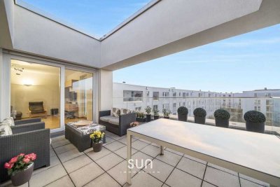 EXKLUSIVES LEBEN ÜBER DEN DÄCHERN RIEDBERGS – 4-Zimmer-Penthouse am Riedberg Center!