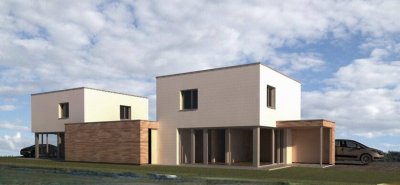 Projekt Kompakt Daheim² - modernes Doppelhaus mit Garten in top Lage von Götzis - DH1