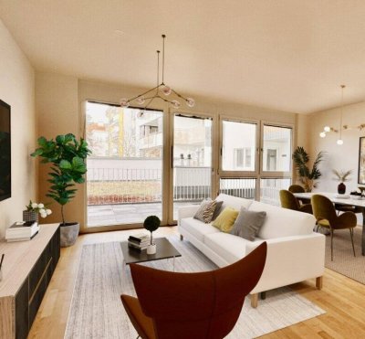 Erstbezug! Sehr schön aufgeteilte 3-Zimmer Wohnung mit 24 m2 Terrasse (Nähe Floridsdorfer Bahnhof)