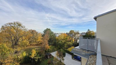 Traumhafter Grün-/Fernblick: 1-Zimmer-Wohnung mit Balkon - 4.Liftstock