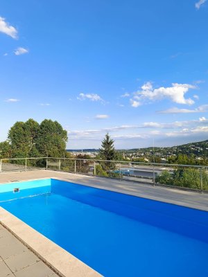 Top renovierte 3 Zimmer Wohnung inkl. Heizung/Wasser - mit Pool und Dachterrasse