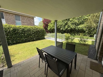 RESERVIERT - Strandnahe 3-Zi.-Whg. | barrierearm | komplett möbliert | TG-Stellplatz inkl.