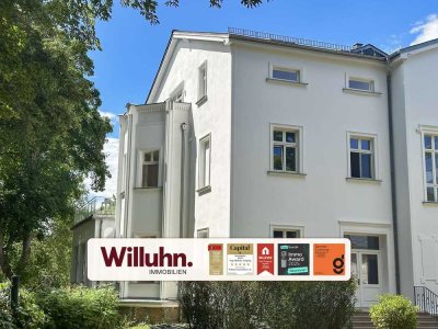 Charmante Denkmalwohnung mit Westbalkon l Aufzug | Tiefgaragenstellplatz optional