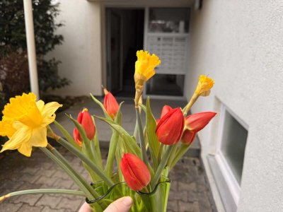 ERSTBEZUG| Tipptopp frisch renovierte 3  1/2 ZWG im Grünen mit Aussicht |TG und Aufzug