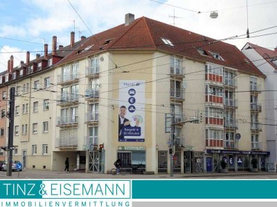 3 ZKB Wohnung im 4. OG mit 2 Balkonen und TG-Stellplatz in Karlsruhe-Südstadt