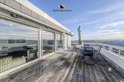 Komplett modernisierte Penthouse-Wohnung mit beindruckender Aussicht
