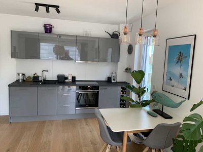 Hochwertige 1-Zimmer Wohnung mit EBK und Balkon in Münster-Schloßbezirk