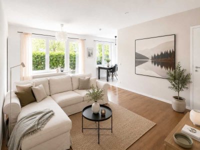 UNIKAT: 2-Zimmer mit Garten in Schwabing-Freimann & TG-Stellplatz