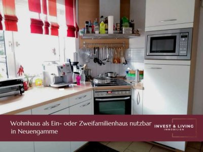 Wohnhaus teilbar in zwei Einheiten mit großem Garten