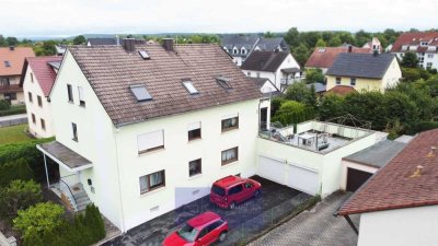 WIE DAS EIGENE HAUS - 8 ZI MAISONETTE WOHNUNG - GARTEN - DACHTERRASSE - DOPPELGARAGE - STELLPLÄTZE