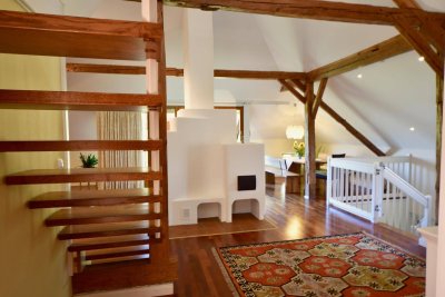 Maisonette-Wohnung am Land - stilvolles Leben inmitten ruhiger Natur