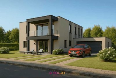 Ein Haus, das beeindruckt – Stilvoller Neubau mit Pool, Galerie & Gartenparadies