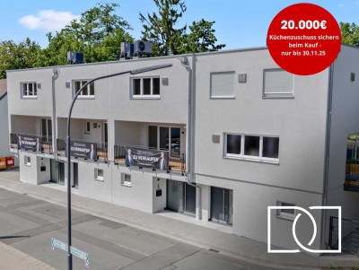 Provisionsfreier Neubau! Sofort bezugsfertiges Reihenhaus mit Stadtgarten am Fluss