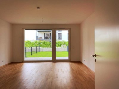 Moderne 1,5-Zimmer-Neubauwohnung mit Garten & EBK im Luisenhof Offenbach