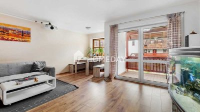 Charmante 2-Zimmer-Wohnung mit Süd-Loggia und Tiefgaragenstellplatz