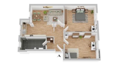 "PROVISIONSFREI" 3 Zimmer Etagenwohnung mit Einzelgarage !