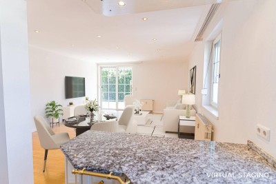 EXKLUSIVE 4-ZIMMER-GARTENWOHNUNG MIT POOL