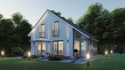 Neubau auf 1437 m² direkt am Bach