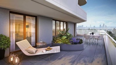 Platz für die ganze Familie – 4-Zimmer-Wohnung mit 2 Bädern und riesiger Dachterrasse in Riedberg