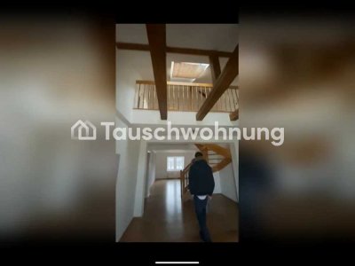 Tauschwohnung: 3-Raum Maisonnette Wohnung, 100 qm mit Blick über Dresden