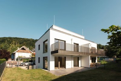 Erstbezug: Stilvolle Doppelhaushälfte mit Festungsblick in Bestlage Salzburg-Aigen