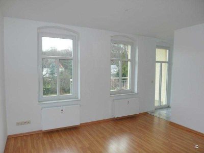 Ruhige und schöne 2-Zimmer-Wohnung mit großem Balkon (Hofseite), Laminatboden & Badewanne