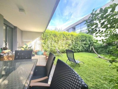 Coole Gartenwohnung mit Tiefgarage
