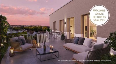 Penthouse mit großer Dachterrasse und Balkon (ETW 3.3.2)