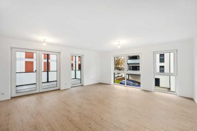 *Moderne 3 Zi Neubau-Wohnung in Lahr mit Ostbalkon und Einbauküche*