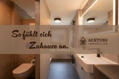 Stilvoll sanierte 3,5-Zi.-Wohnung mit Balkon, Einbauküche & Garage in Fellbach