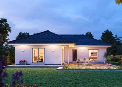 Design trifft Komfort - moderner Bungalow mit offener Raumgestaltung