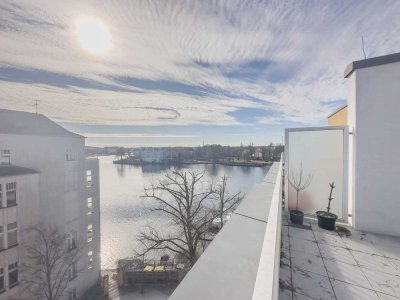 Einzigartige 2 Zimmer Neubau-Wohnung mit großer Sonnenterrasse & einzigartigem Wasserblick