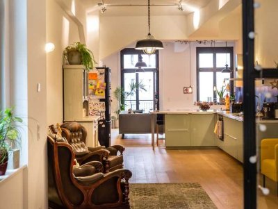 HOMESK - 2-Jahre befristet ! Exklusive Loft-Wohnung im Sanierten-Altbau nahe Südstern