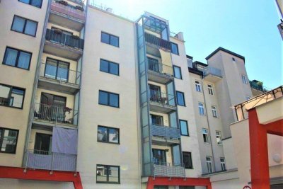 HUMBOLDTPLATZ, U1-NÄHE, 68 m2 Neubau inkl. 4 m2 Loggia, Wohnküche, 1 Zimmer, 3. Liftstock, Humboldtgasse
