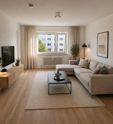 Neu renovierte 4-Zimmer-Wohnung mit sonnigem Balkon in zentraler Lage !