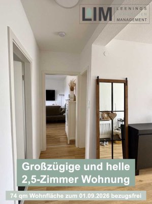 Großzügige und helle 2,5-Zimmer Wohnung