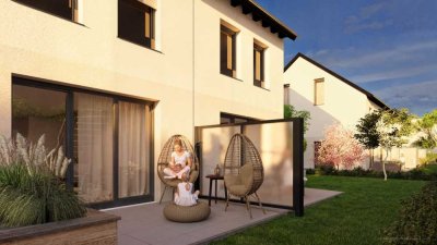 Familienfreundliches Reihenendhaus in Olching – KfW-55, 117 m² Wohnfläche