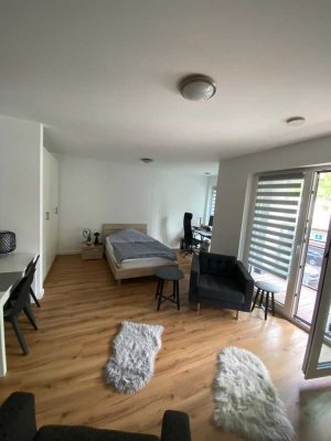 Wohnen im Prinzencarre Krefeld - 1 Zimmer Wohnung mit Loggia