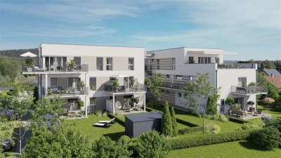 Eck-Balkonwohnung für mehr Privatsphäre mit traumhafter Aussicht! Sackgassenlage!