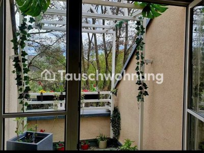 Tauschwohnung: Großzügige Maisonettewohnung mit Balkon und TG